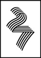 Plakat geometryczny Twenty Seven