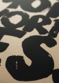 Plakat typograficzny 'Love More Worry Less'