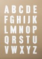 Plakat typograficzny - vintage alfabet.