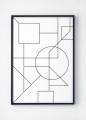 Plakat geometryczny Geometria 001. Motyw geometryczny. Minimalizm. Grafika.